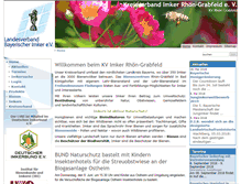 Tablet Screenshot of imker-rhoen-grabfeld.de